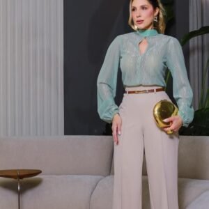 Pants in full-bodied fabric