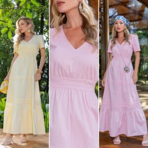 Priscila V-neck Dress